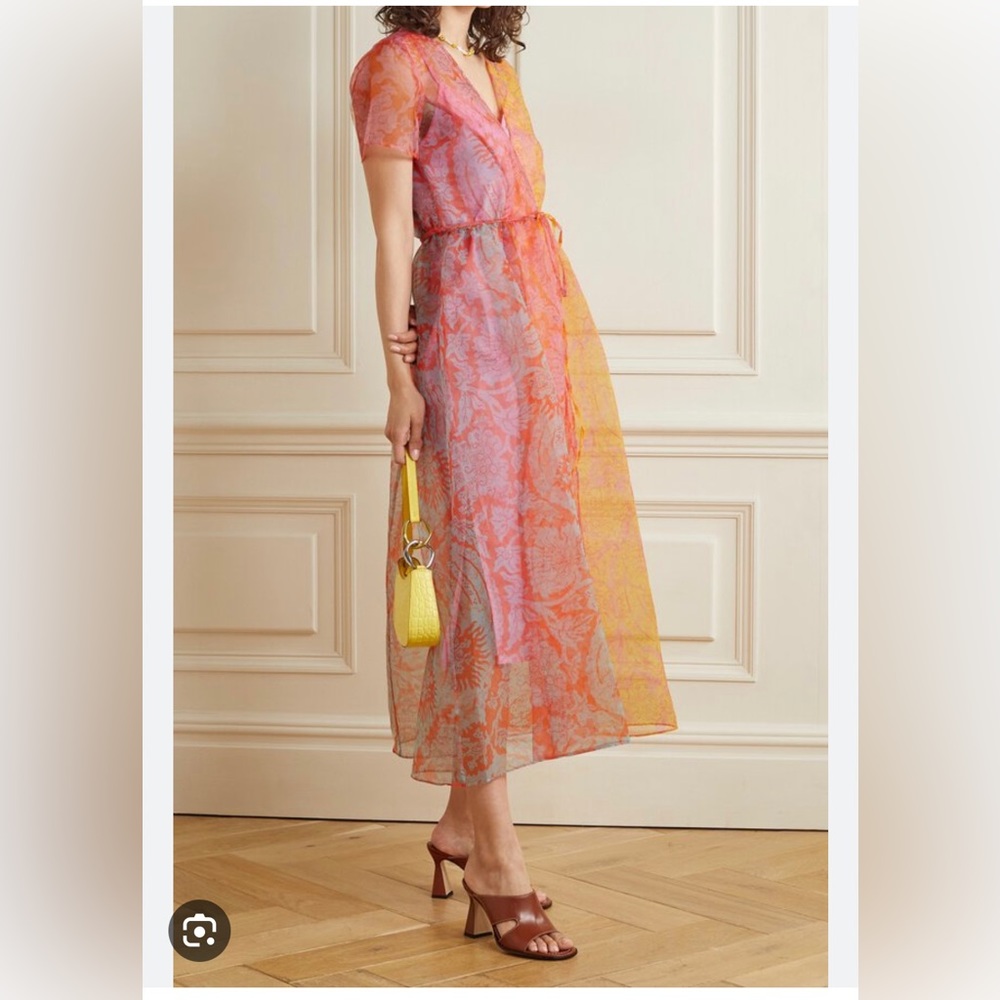 Staud Filippa illusion dress - XS